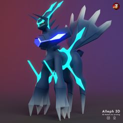 dialga-origin.jpg STL file pokemon dialga origin form・3D printer model to download