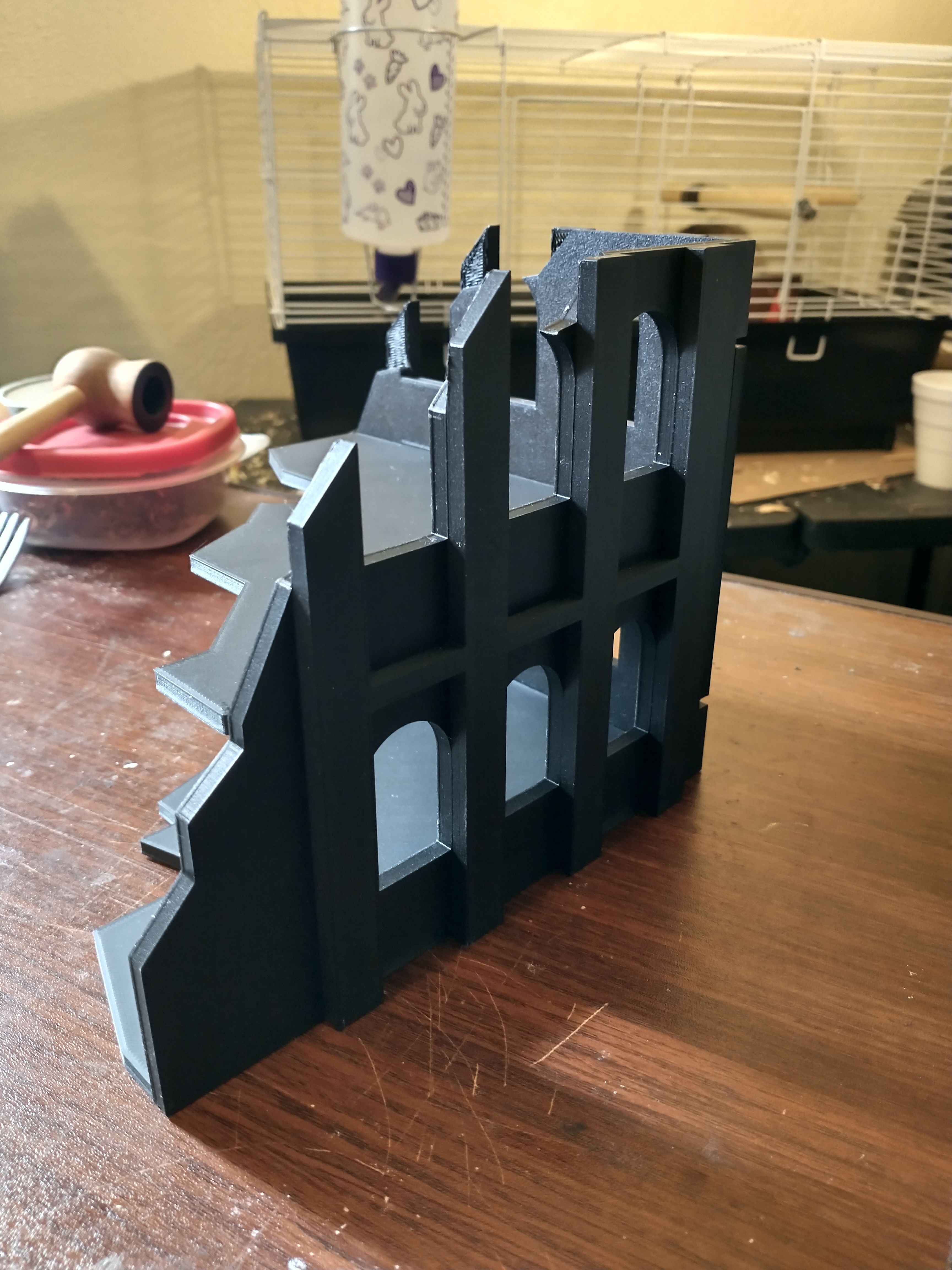 Download STL file Large tabletop gaming collapsed building • 3D print