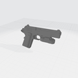 Pistol-2.png 3D Printing Guns 16 Files | STL, OBJ | Weapons | Keychain | 3D Print | 4K | Toy