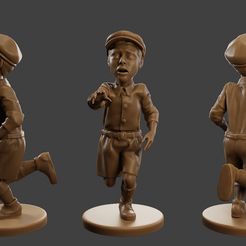 ww2-Scared-Little-Boy-SLB1-004-0000.jpg 3D file ww2 Scared Little Boy SLB1 004・3D printing template to download