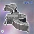 7.jpg Modular futuristic Sci-Fi fortified bunker with corner metal pillars (19) - Future Sci-Fi SF Post apocalyptic Tabletop Scifi Wargaming Planetary exploration RPG Terrain