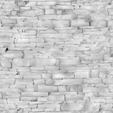 rustic_stone_wall_02_disp_4k-min.png Thin Texture Roller (Low Resin Cost) - Rustic Stone Wall - 4.5 Inches Tall