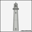 Jupiter-Inlet-Lighthouse-4.png JUPITER INLET LIGHTHOUSE - N (1/160) SCALE MODEL LANDMARK