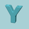y1.png Vase Y - Alphabet Vases Collection Letters - STL Printable