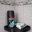 2.jpg Honeycomb Corner Shelf – Universal Drainage Mount for Bathroom & Laundry