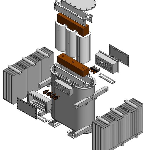 🤖 Power Transformer・ STL File for ・Cults