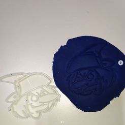 cachabacha.jpg STL file Witch cachabacha, cookie cutter or dough・3D printer model to download