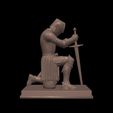 jpg_frame_01.jpg Ai - 0020 - Praying Stone Knight Monument Figure