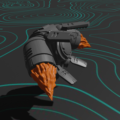 preview.png STL file Fire jet exhaust for Inceptors Marines・3D print model to download