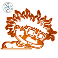 Rugrats-Chuckie-Finster_15cm_2pc_CP.png Chuckie Finster - Rugrats - Cookie Cutter - Fondant - Polymer Clay