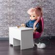 DSC_2971.jpg Office Swivel Chair -1:12 scale modern furniture for dollhouses