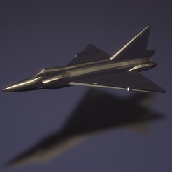 f102new.png Free STL file Convair F-102A Delta Dagger・Design to download and 3D print