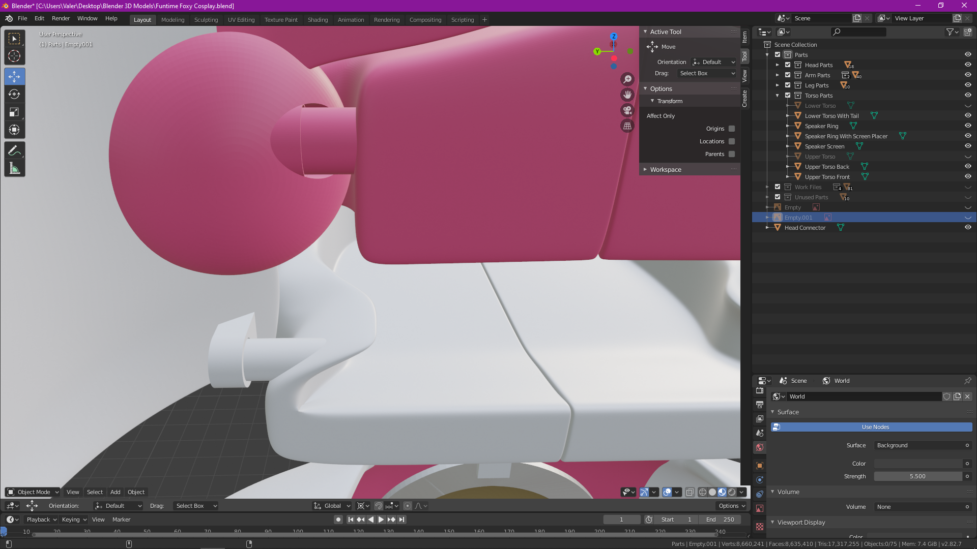 Screenshot (190).png Archivo 3D gratis Piezas de Cosplay de Funtime Foxy・Plan para descargar y imprimir en 3D, valertale