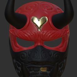 Screenshot_20230519-130134~2.jpg Fichier STL gratuit Oni mask no1・Design pour imprimante 3D à télécharger