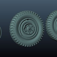 a.jpg Fichier 3D 1/35 Horch Wheels・Modèle pour impression 3D à télécharger