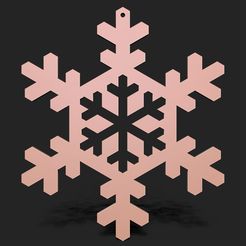 1.jpg Fichier STL gratuit Flocon de neige・Modèle à télécharger et à imprimer en 3D