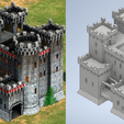 Game-Model.png Teutonic castle - Age of Empires II