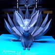 IMG_20171004_191734.jpg STL file Low-poly Nine-tailed Fox・3D printable model to download