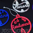 bn6.png CHRISTMAS ORNAMENT TO PERSONALIZE x3 | BOLA NAVIDAD PARA PERSONALIZAR x 3