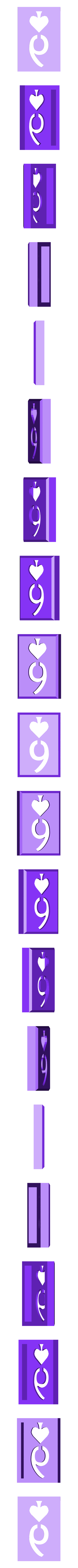 BlockSpades06.stl Player Card Tiles with Transforming Box