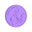 sous-verre_han_solo01.STL Free STL file Coaster "Character of Star Wars" (ep.4,5,6)・Design to download and 3D print
