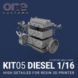 Kit_DIESEL4.png DIESEL ENGINE 1/16 SCALE - HIGH DETAILED FOR RESIN 3D PRINTER