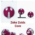 Zeke Zoids Core AAN Zoids Set Adult Van, Fiona, Zeke and Zeke Core