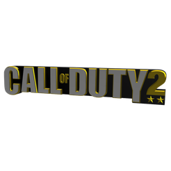 2.png Файл STL 3D МНОГОЦВЕТНЫЙ ЛОГОТИП/ЗНАК - CALL OF DUTY 2・3D-печатная модель для загрузки