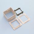 3d-parts-angle.jpg Free STL file Retro Cases for PyPortals・3D printing template to download