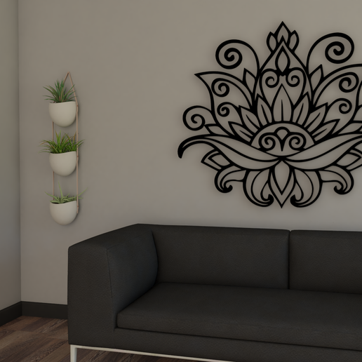 Mandala Flower wallArt 6