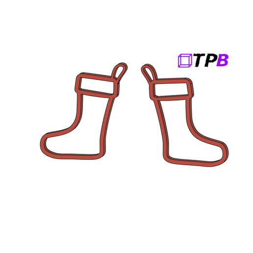 Christmas socks 3D model