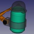 2022-07-10_12_43_26-FreeCAD_0.19.jpg Beer - Soda Can Helmet - insect protection - fits EU 0,5l and 0,33l can (66mm diameter)