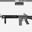 3D file M4A1 M16A4 rifle airsoft EBB GBB 🔫・3D printing design to  download・Cults