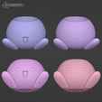 oddish_planter_models.png Oddish Planter Decoration - 2 models