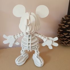20220714_201847.jpg Fichier STL Mickey 3D puzzle 48 parts + assembly guide・Objet imprimable en 3D à télécharger
