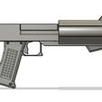 gun2.jpg Star Wars Clone Wars suppressed trooper pistol in 1:12 , 1:6 and 1:1 scales