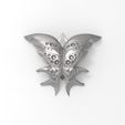 ButterflyNecklaceV2.4.jpg STL file Butterfly Pendant・3D print object to download