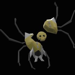 3ec02da386344aa3ef6c556f1ef0ced9_preview_featured.JPG Free STL file Gold Skulltula with Token・3D printing template to download