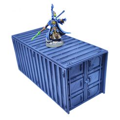 1.jpg Free STL file Containers for wargame terrain 6.25x6.25x15cm・3D printable model to download