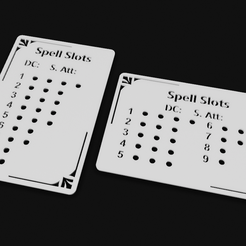 STL-Pictures.png Spell Slot Tracker Stencil for 5th Edition Dungeons and Dragons!