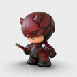 Daredevil-stl-3d-printing-3d-model-cute-chibi-figure-toy-5.png Chibi DAREDEVIL High Quality STL Files - Marvel - Cute - 3D Printing - 3D Model