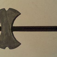 2011-12-21_19.43.22_display_large_display_large.jpg STL-Datei Viking Battle Axe kostenlos・3D-druckbares Objekt zum herunterladen