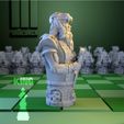 Chess-Natu4r-King-sidet.jpg 2x Chess Set Cyborgs vs. Nature