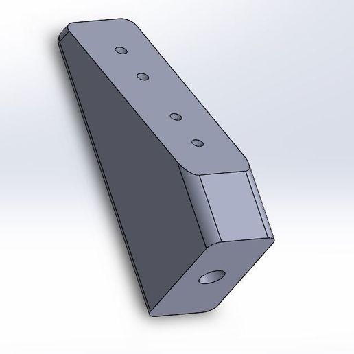 Team Associated Servo Mounting Block #8435 - 3D model önizlemesi