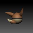 ZBrush-Document6.jpg Pokemon Eevee Pokeball
