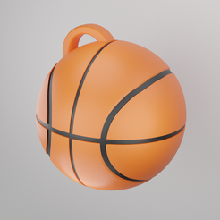 BasketBallMultiColorKeyChainOrange.png Basketball keychain (multi color)