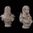 Desktop.jpg Busto Guerrero de Fantasía 2 High Poly para impresión 3D