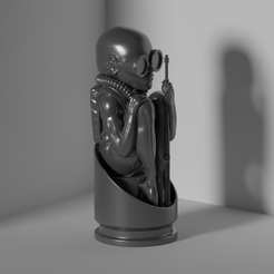 1.png Fichier STL LA MACHINE DE NAISSANCE - H.R. GIGER・Idée pour impression 3D à télécharger