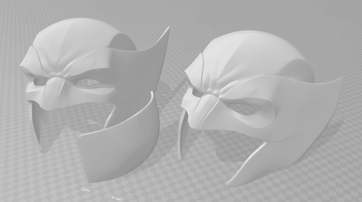 Wolverine Masks.png Télécharger fichier STL Masque Carcajou • Modèle pour impression 3D, VillainousPropShop