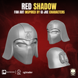 7.png Red Shadow Head 3D printable file